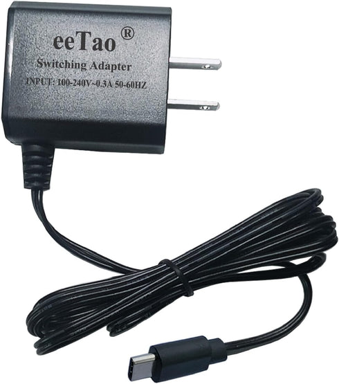 eeTao 5V USBC Replacement Power Adapter Compatible with FORTHiQ ST-304 ST304 Electric Neck