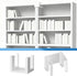 Generic 4 PCS Bookcase Connector Compatible with IKEA Billy BookshelfBookshelf Hook Clip Aligner Shelf Straightener