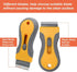 SRTXJUZD 20pcs Razor Blade Scrape with Extra Blades, Scraper Tool, Razor Blade Retractable, Paint Stripping Tool, Hob