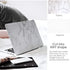 Marble Wallpaper Granite Grey/White Vinyl Film, Self-Adhesive for Kitchen Cabinet Countertops, Waterproof 15.8"x118"