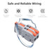 20Pcs Lever Wire Connectors, 1 in 2 Out DIY Mini Splicing Compact Splitter Docking Terminal Block 24-12 AWG