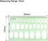 uxcell Geometric Drawing Template, Oval Style Measuring Ruler 20cm for Engineering Drafting