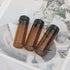 JIUWU 24 Pack 30ml (1 Oz) Brown Glass Sample Vials, Liquid Bottles with Screwcap for Travel