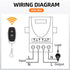 8V/12V/24V/48V/72V/86V 30A 328ft RVBOATPAT Wireless Remote Switch DC Relay RF Remote Control Long Range for Anti-Theft