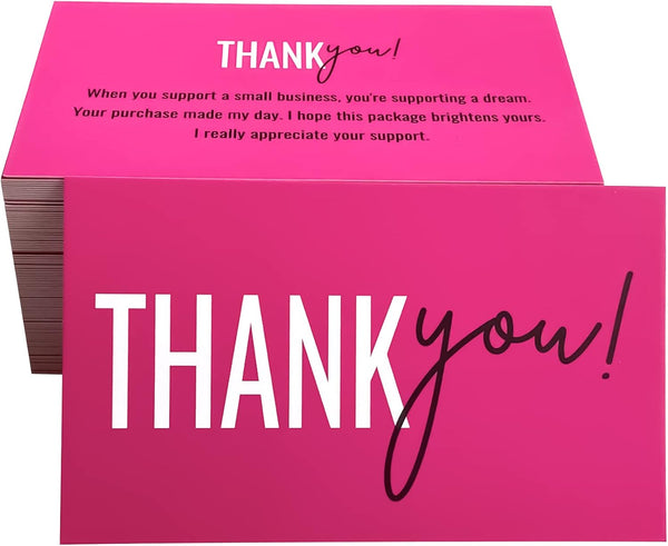 RXBC2011 Thank You for your support Cards Handwritten Lettering Design Thank you