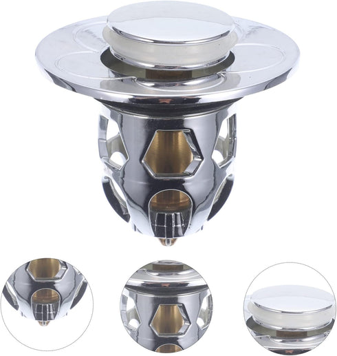Elegant Vanity Stool with Basin Drain Strainer - Perfect for Face Pool Use