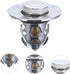 Elegant Vanity Stool with Basin Drain Strainer - Perfect for Face Pool Use