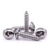 #6 x 3/4" Phillips Truss Head Wood Screw, Self Tapping Sheet Metal Tek Screw, 18-8 Stainless Steel 304, 100 PCS