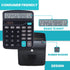 LICHAMP Desk Calculators, 6 Bulk Pack, Big Buttons and Large Display, 12 Digit Solar Power with AA Battery