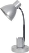 Simple Designs LD1076-SLV 16.22" Sleek Essentials Adjustable Metal Desk Task Lamp with