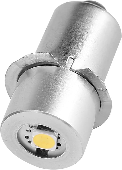POCREATION LED Flashlight Bulb, P13.5S Base 1W LED Bulb, LED Conversion Bulb Compatible with Maglite Craftsman Greatlite Vintage Flashlight(3V), Lamp Beads by POCREATION