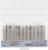 Yakamoz 30Pcs Titanium-Coated Diamond Burrs Set, 2.35mm Shank Rotary File Burs for Grinding Polishing Jewelry Glass