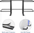 Glove Box Dispenser Wall Mount, Black Glove Holder Organizer for Disposable Glove Box & Tissue Box