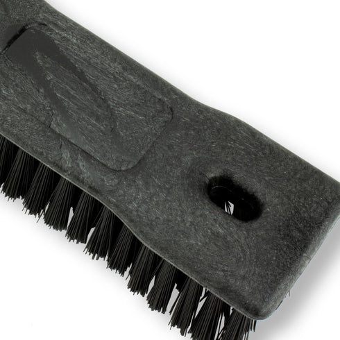 SPARTA Comfort Grip Scrub Brush, Hand Brush for Bathroom, Kitchens, 8 Inches, Black