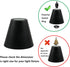 2PCS E27 Bulb 4.13" MY MIRONEY Black Barrel Metal Lampshade Hardware Industrial Pendant Light Shade Vintage Chandelier