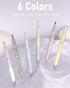 Nicpro 6PCS Pastel Mechanical Pencil Set - 0.7 mm Cute Pencils with Comfort Grip, Lead Refill & Erasers