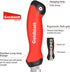Goldblatt Linoleum Knife - Stainless Steel Roofing & Flooring Knife, Soft-grip Handle, Hook Knife for Cutting Carpet
