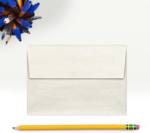 LUXPaper 4Bar A1 Invitation Envelopes | Peel & Press | 3 5/8" x 5 1/8" | Quartz Metallic | 80lb Text | 50 Count