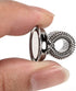 Tvoip 6Pcs Stainless Steel Pen Magnet Holder for Fridge, Whiteboard Accessory