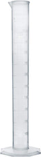 EISCO Graduated Cylinder, 100mL - Class A Tolerance, Octagonal Base, TPX Plastic, Industrial Quality, Autoclavable