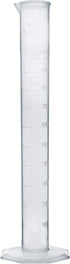 EISCO Graduated Cylinder, 100mL - Class A Tolerance, Octagonal Base, TPX Plastic, Industrial Quality, Autoclavable