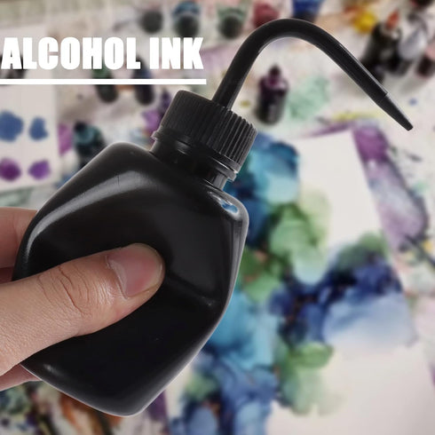 2pcs 150ml 5oz Oubest Small Squeeze Bottles Wash Bottle Ldpe Plastic Squirt Water Bottle for Medical Label Tattoo Lash