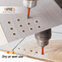 Carbide Tip Drill Bit-BGTEC Wood Drill Bits, 10pcs Round Shank Hard Alloy Drill Bits for Wood Plastic Masonry
