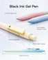 5 0.7mm Four Candies Gel Pens, Pcs Quick Dry Black Ink Pen Fine Point Smooth Writing Unique Pen, Office Home School