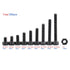 280Pcs M3 Hexagon Socket Screw Nut Set - Black Socket Head Screws, Lengths 4/5/6/8/10/12/16/20/25mm