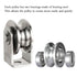 Heavy Duty Cable Pulley Wheel, Fixed Pulley Block for Gym Equipment, Lifting, Winch, Loading 1000lb (1 Pack)