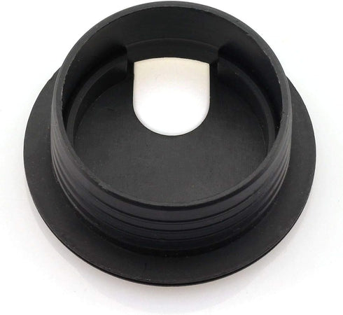 HJ Garden 2pcs 1-1/2 inch Desk Wire Cord Cable Grommets - Hole Cover for Office PC Desk Cable Organizer - Black
