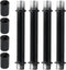 BokWin 4 Pcs M10 Lamp Extension Rod with Connector Black Pendant Extension Rods