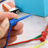 Sumnacon 39 Inch Multimeter Test Lead Set - 5 Pcs Wire Cable Kit with Protective, Flexible Test Hook Leads for 500V/5A