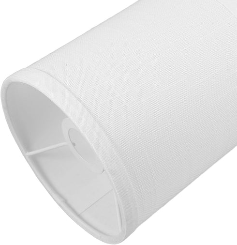 SEWACC Fabric Drum Lampshade for Desk and Floor Lamps Lightweight Bedside Lamp Shade Replacement Easy to Install