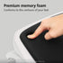 Kensington Foot Rest For Under Desk At Work, Smartfit Comfort Memory Foam Adjustable Footrest, Non-Skid Foot Stool
