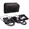 NOVAMEDIC Adult Size Self Taking Black Aneroid Sphygmomanometer, Stethoscope Kit - Professional Blood