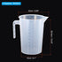 PATIKIL 5000ml Graduated Beaker, PP Plastic Liquid Measuring Cup with Double Sided Graduations, Handle, Lid, Spout