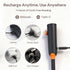660nm 360 Neck Reading Light, Rechargeable Book Light for Reading at Night, Red Light & White Modes, Flexible Bendable