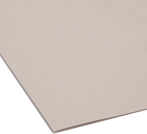Smead TUFF Hanging File Folder, Legal Size, Easy Slide Tab, Steel Gray, 18 per Box (64093, Rod Color May Vary)