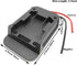 Battery Adapter for DEWALT 18V/ 20V MAX & Milwaukee M18 18V Lithium Battery Power Mount Connector Dock Holder, Power Wheels Adapter DIY Drill Tools RC Toys with 12AWG Wires
