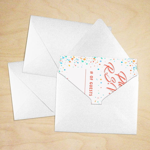 LUXPaper 4Bar A1 Contour Flap Invitation Envelopes | 3 5/8" x 5 1/8" | 80lb. Text | Crystal Metallic | 50 Qty