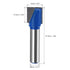 uxcell 13mm Dia 8mm Shank Bottom Cleaning Router Bit, 2 Flutes Carbide Tipped Cutter for Woodworking