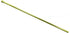 Westbrass D120-03 Brass Bullnose Faucet Riser Supply Line, 3/8" x 20", Polished Brass