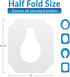 (1250 5 Packs 250) 14x16" Reli. Toilet Seat Covers Pcs, of | Disposable Toilet Seat Cover - Flushable - (Half-Fold) |