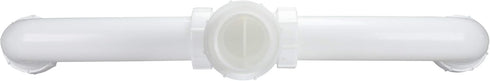 Danco 50974 Plastic Center Outlet Waste Drain Pipe, 1-1/2 in, White