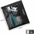 9pcs/set Precision Multi-Bit Screwdriver Set - Strong Magnetic 1/4" Hex Shank Slotted Phillips Head Kit with Rubber