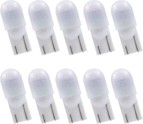 T10 Wedge Base LED Bulb, 12V DC 1W, Low Voltage Landscape Light Bulbs, 4 Watts Incandescent Equivalent, Soft Warm White