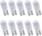 T10 Wedge Base LED Bulb, 12V DC 1W, Low Voltage Landscape Light Bulbs, 4 Watts Incandescent Equivalent, Soft Warm White