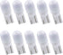 T10 Wedge Base LED Bulb, 12V DC 1W, Low Voltage Landscape Light Bulbs, 4 Watts Incandescent Equivalent, Soft Warm White
