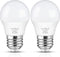 LED Refrigerator Light Bulb, 40 Watt Equivalent A15 Waterproof Bulb, Daylight White 5000K, 2-Pack
